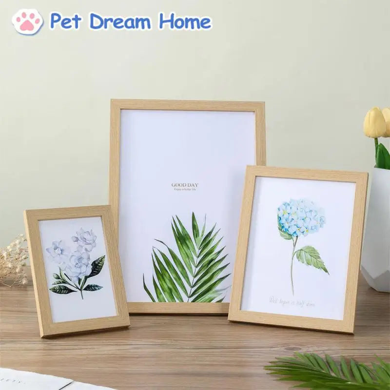 Wood Photo Frame For Wall Hanging 10X15cm 15X20cm 20X25cm A4 Wooden Picture Frame For Pictures Photo Decor Commemorative Gift