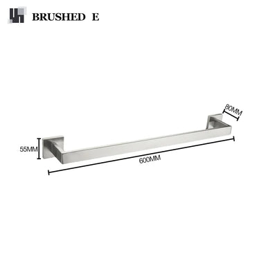 Towel Rack Towel Hanger Bath Towel Holder Wall Hanging Towel Bars Stainless Steel Bathroom Shelf Kitchen Cloth Rack