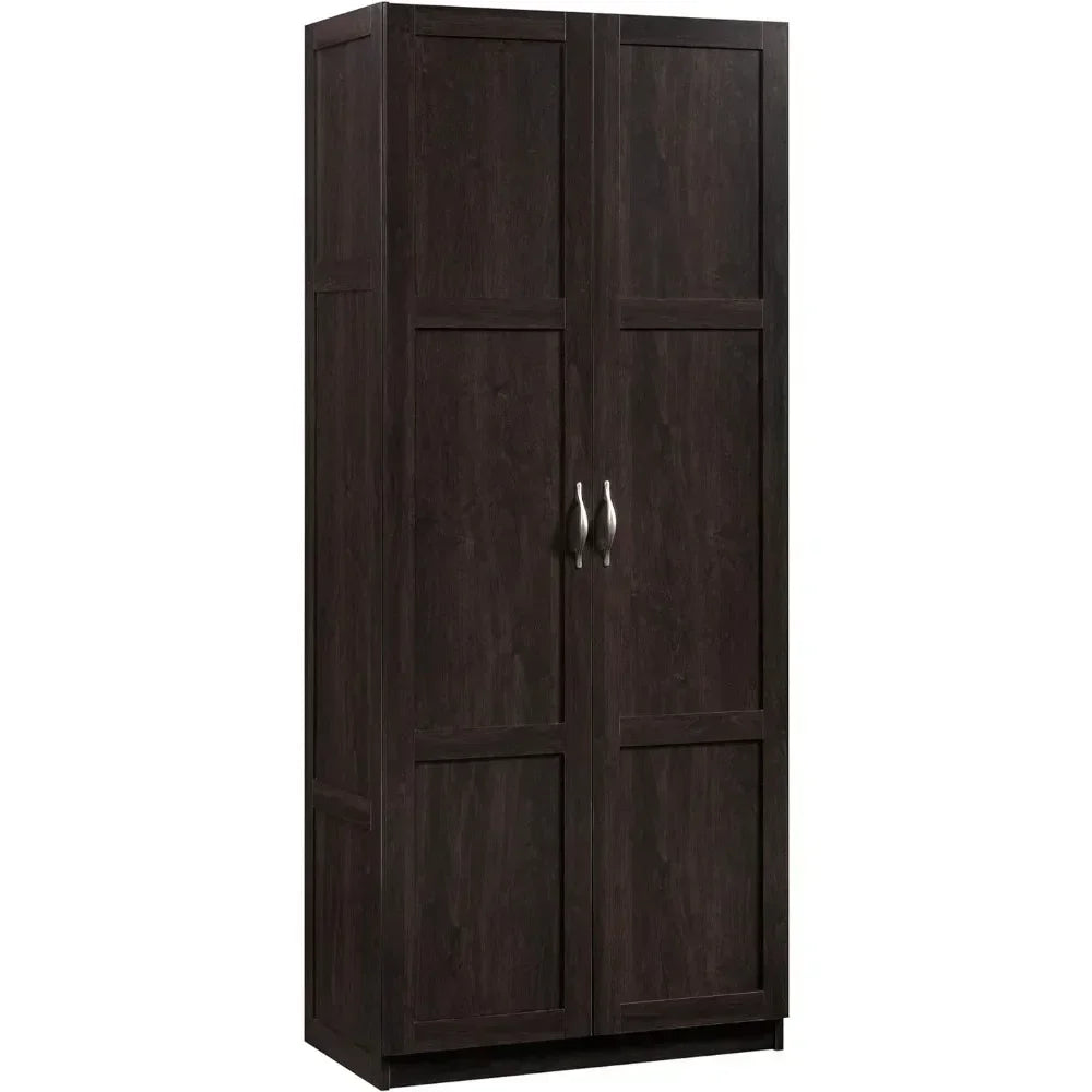 Cabinet/ Closet Miscellaneous Storage Storage Cabinet Clothing Cupboard Cinnamon Cherry Finish Hanger Cabinets Wardrobes Locker