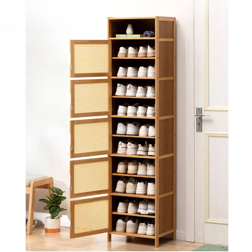 4/6 Layers Shoe Cabinets Shoe Rack Organizer Shelf Storage Simple Space-saving Dormitory Dust-proof Living Room Cabinet