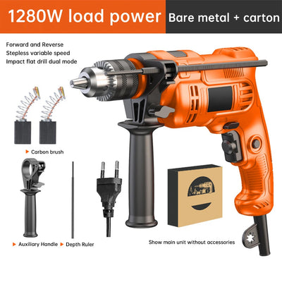 Impact Electric Drill AC220V 1000W/1280W 3000rpm Multifunction Electric Drill Powerful Impact Drill Electric Hammer Power Tools