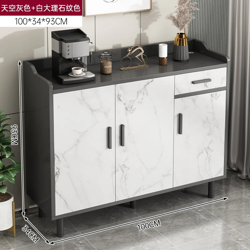 Luxury Wood Pantry Cabinet Sideboard Wine Corner Display Mobile Coffee Cabinet Drawer Dressers Kitchen Mueble Para Tv Furniture