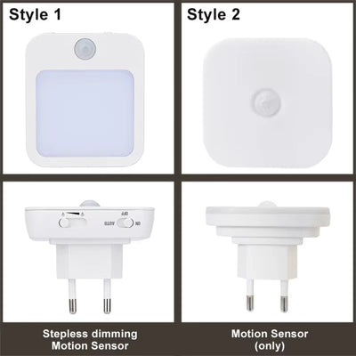 Night Light Motion Sensor With  Light EU Plug Lamps Children'S Night Light Wireless Night Lamp  Bedside Table Bedroom Nigh