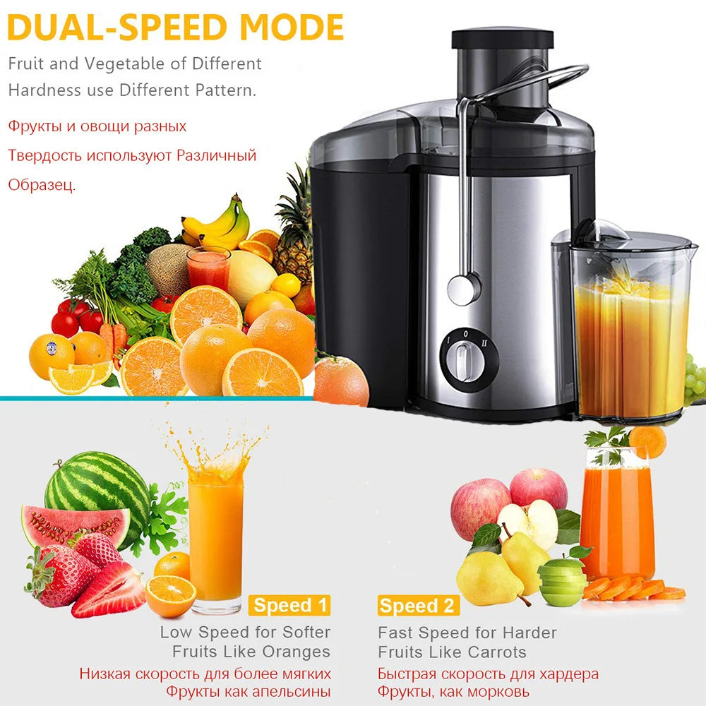 1.5L Electric Orange Juicer 800W Fruit Vegetable Blender Lemon Squeezer Multifunction Juicer Machine Kitchen Appliances 110/220V