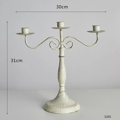 Nordic Creative Metal Candle Holder Candlestick Centerpieces Road Lead Candelabra Centerpieces Wedding Christmas Decor Love Gift