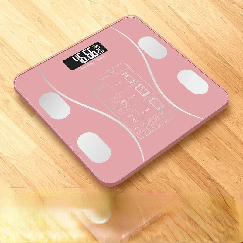 Body Fat Scale LED Digital Display APP Smart Weight Scale USB Rechargeable Body Composition Analyzer Test Scale Body Fat Scale