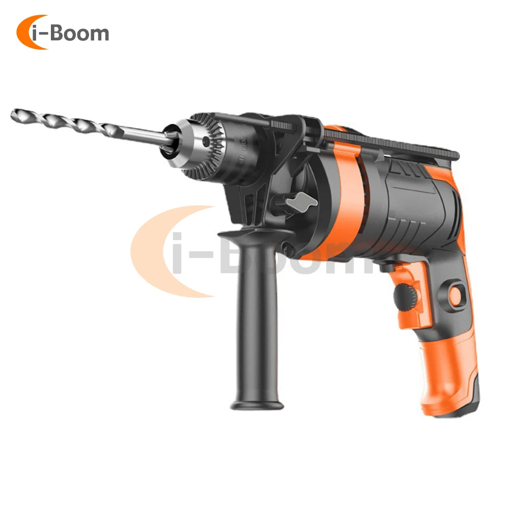 Multifunction Electric Drill Lmpact Drill Hammer Adjustable Speed Forward/Reverse Adjustable With Depth Scale EU Plug Hand Tool