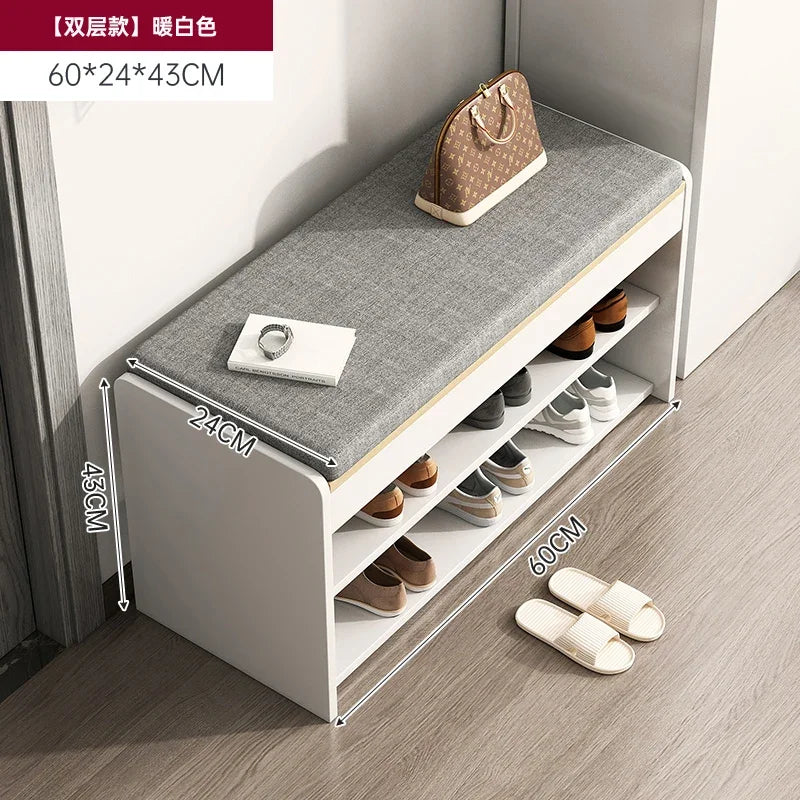 Shoe Rack Household Small Narrow Door Indoor Shelf Dustproof Simple Storage Outside The Door Shoe Cabinet