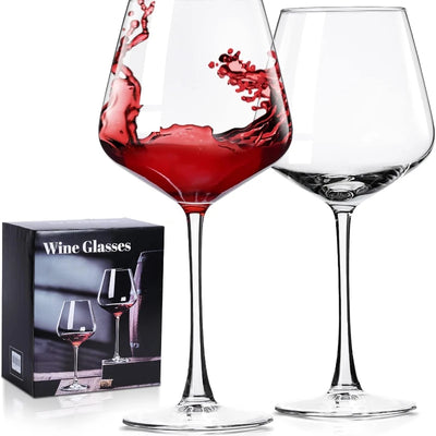 GIANXI 460ML Home Party Wine Glasses Transparent Glass Cup Household Soju Glass Beverage Liquor Goblet KTV Bar Supplies