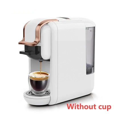 220V 1450W 600ml 19Bar 4 In 1 Multi Capsule Coffee Machine Cold Hot Milk Italian Portable Nespresso Capsule Coffee Machine