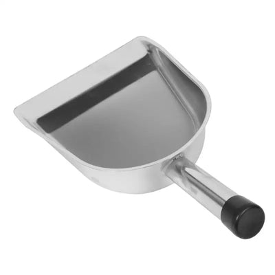 1Pc Thickned Dustpan Stainless Steel Shovel Hand-Held Garbage Shovel Home Shovel Dust Pan Trash Steel Metal Shovel Pedicure Tray