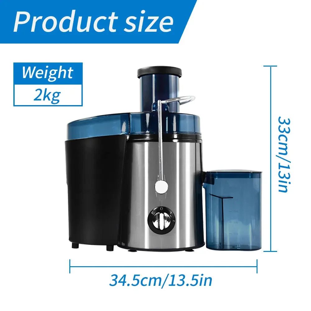 US New Item stocked multi-functional juicer 110V 400W Sliver Vegetable fruit carrot frying milk machine original juicer machine