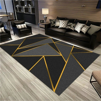 Nordic Geometry Carpet for Living Room Home Decor Coffee Table Large Area Rugs Bedroom Bedside Foot Pad Alfombra Tapis Salon