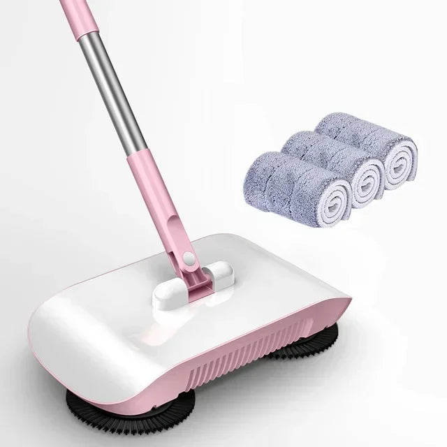 Sweeper Magic Broom Dustpan Set Hand Push Cleaning Machine Floor Vacuum Cleaner Household Lazy All-in-one Sweeping Tools