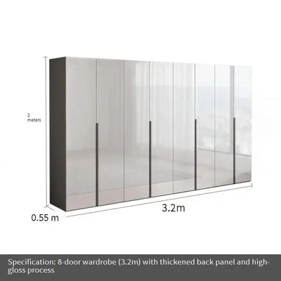 Push Pull White Wardrobe Luxury Makeup Vanity Large Size Bedroom Drawer Clothes Oganizers Closet Vertical Vestidor Furniture