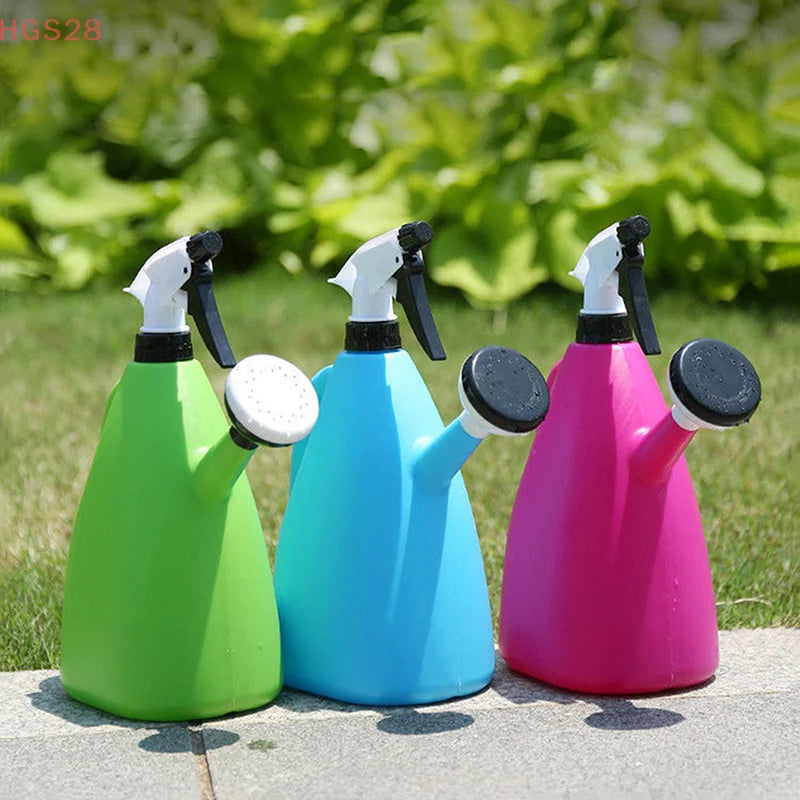 1000ml Plastic Watering Can Pot Plants Adjustable Pressure Spray Water Kettle Indoor Flower Sprayer Gardening Supplies