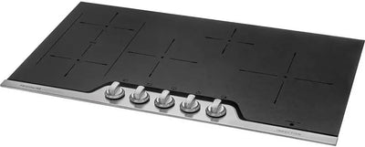 Professional 36 Inch Electric 5-Burner Induction Stainless Steel-Heats Fast and Even, FPIC3677RF Cooktop