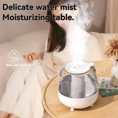 5L large capacity humidifier usb double fog spray low noise home bedroom office night light essential oil diffuser