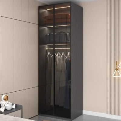 With Glass Doors Wardrobes Multilayer Luxury Storage Open Closets Wardrobes Cabinet Shelves Guarda Roupas Bedroom Furniture