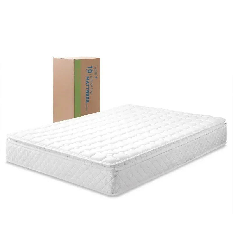 Dream Pillow Top 10" Hybrid of Comfort Foam and Pocket Spring Mattress, Full