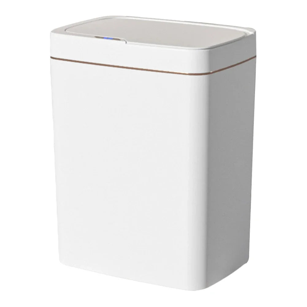 15/18L Automatic Trash Bin Quiet Electric Garbage Bin Rechargeable Auto Motion Sensor Rubbish Can for Kitchen Bathroom Bedroom