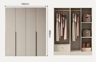 Cosmetics Nordic Wardrobe Modern Luxurious Storage Partitions Wardrobe Clothes Organizer Szafy Do Sypialni Bedroom Furniture