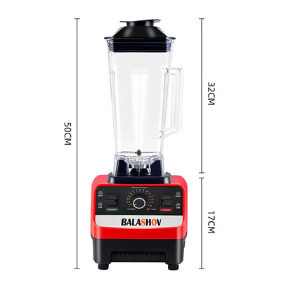 2000W Heavy Duty Commercial Blender Stationary Mixer Food Processor Ice Smoothies for Kitchen High Power Juicer Blender BPA Free