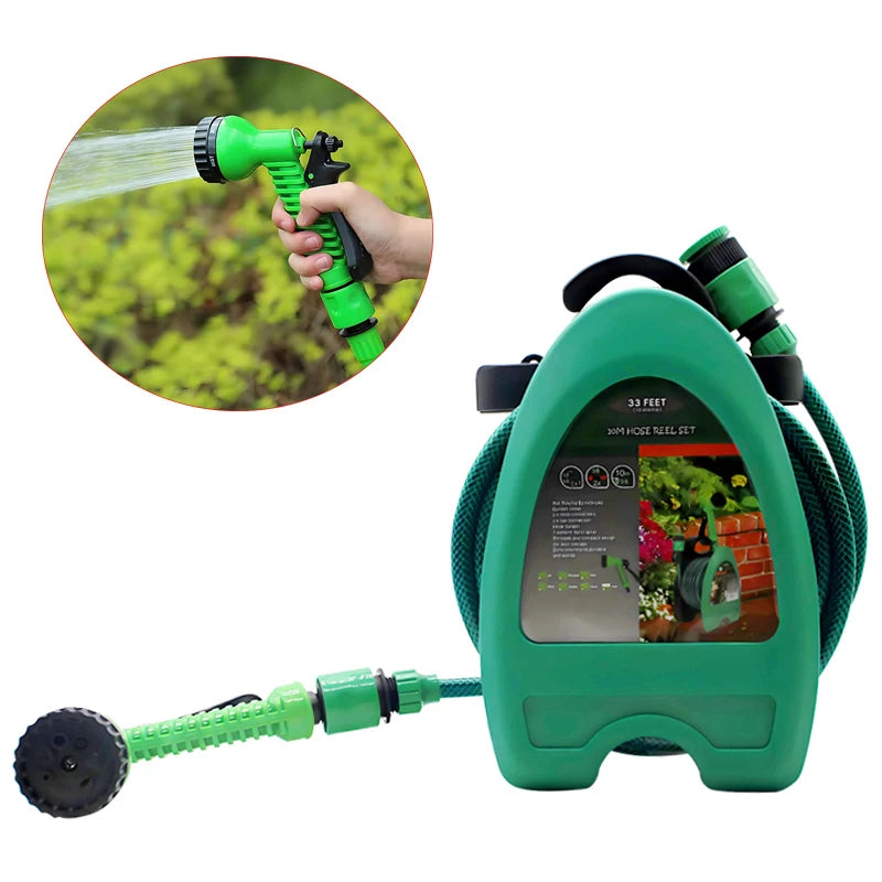 10M Cleaning Specialized Water Gun With Nozzle For Car Washing Garden Watering Household Watering Telescopic Hose Cleaning Tool