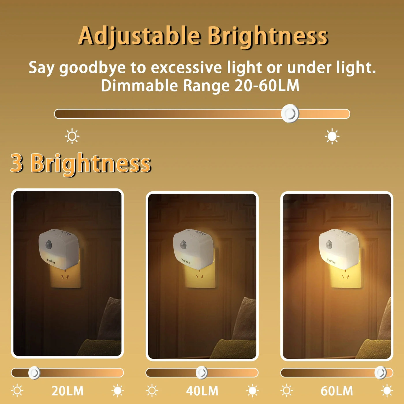 US European Plug LED Night Light PIR Motion Sensor Light Smart Lamp 110V 220V AAA Battery For Bedroom Bathroom Corridor Closet