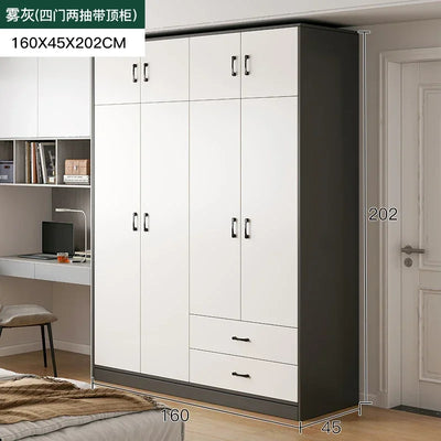 Summer Luxury Wardrobes Detachable Storage Wardrobes Heavy Wardrobes European Designer Vestidor Nordic Furniture Bedroom