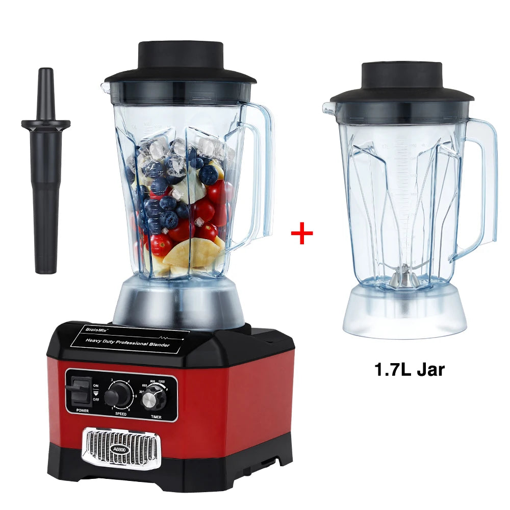 【7 Years Warranty】BPA Free Heavy Duty 2200W Professional Commercial Bar Blender Food Mixer Juicer Ice Crusher Smoothie Maker