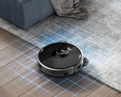 Laser Navigation Robotic Wet Dry ABIR X8,robotic Vacuum Cleaner Save Multiple Maps,Set Restrict Are,auto Recharge