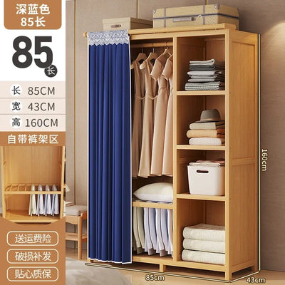 Wardrobe Wardrobe Bedroom Single Sliding Door Home Small Closet Closets And Cabinets Storage Cabinet Armored Room Set Furniture