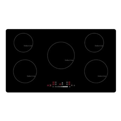 Hot sales Energy Conservation Five Burner Electric Glass For Induction Cookers