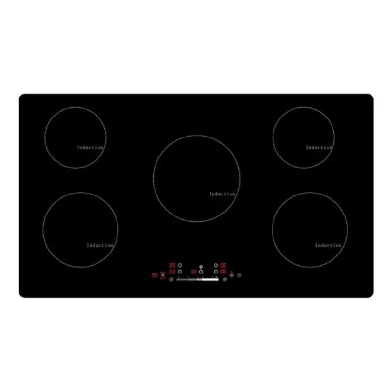 Hot sales Energy Conservation Five Burner Electric Glass For Induction Cookers