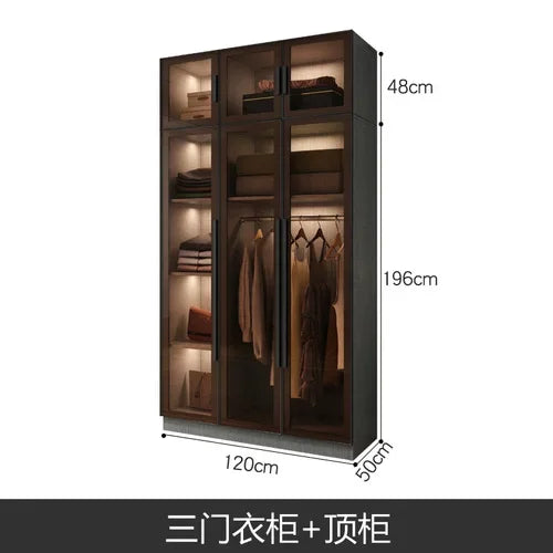 Design Living Room Closet Storage Box Indoor Black Hotel Indoor Display Cabinet Creative Wood Meuble Chambre Furniture Bedroom