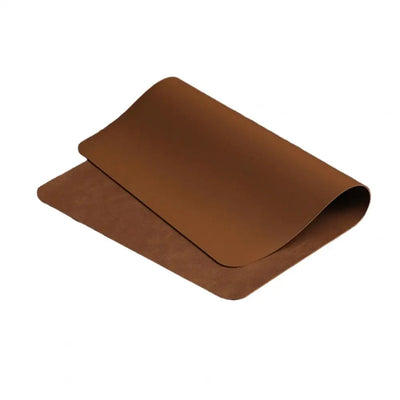 Kitchen Waterproof Placemats Faux Leather Heat-Resistant Table Mat Non-slip  Dining Table Mats Bowl Pads Drink Cup Coasters