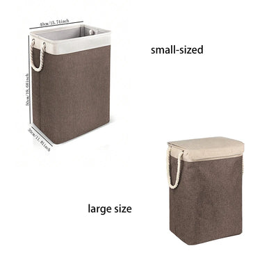 Large Capacity Foldable With Handles Home Living Room Bathroom Dirty Clothes Storage Basket Freestanding Laundry Hampe