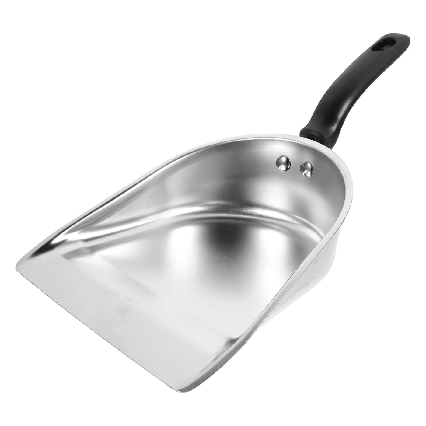 Stainless Steel Dustpan Handheld Metal Small Bakelite Handle Outdoor with Portable