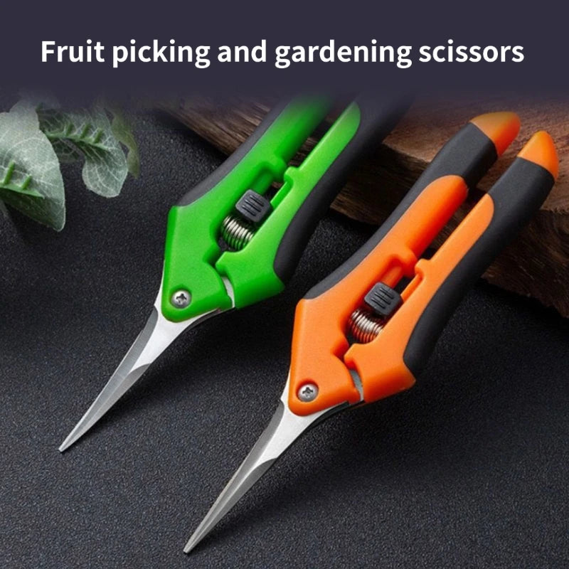 2025 New Garden Pruning Scissors Stainless Shears Easy Plant Trimming Improve Work Efficiency for Home Gardens Scissors