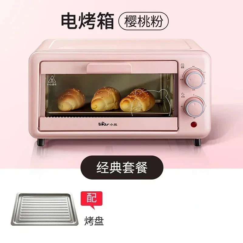 Oven Household Small Double Layer Toaster Oven Baking Multi-Function Automatic Electric Oven Mini Fan Fruit Dehydrator220V