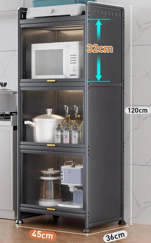 Kitchen Storage Rack Multi-functional Gap Cabinet Multi-layer Cabinet Gap Side Storage Cabinet Cupboard