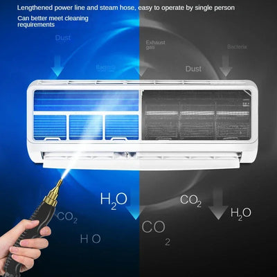 Multifunctional Steam Cleaner Portable Handheld 110V/220V High Temperature Steam Cleaning For Air Conditioner Kitchen Hood Car