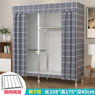 Kids Clothes Storage Organizer Wardrobe Modern Luxury Portable Cabinet Home Wordrobe Bedroom Closets Szafy Hotel Furniture