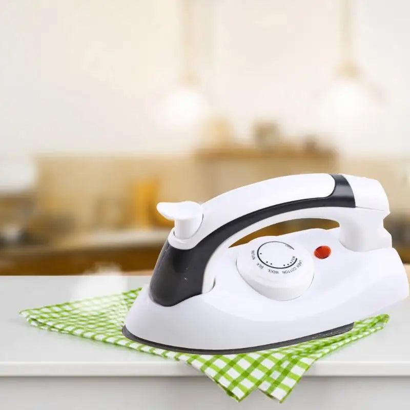 Mini Portable Foldable Electric Steam Iron for Clothes with 3 Gears Baseplate Handheld Flatiron Home Travelling Use