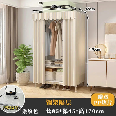 Kids Clothes Storage Organizer Wardrobe Modern Luxury Portable Cabinet Home Wordrobe Bedroom Closets Szafy Hotel Furniture