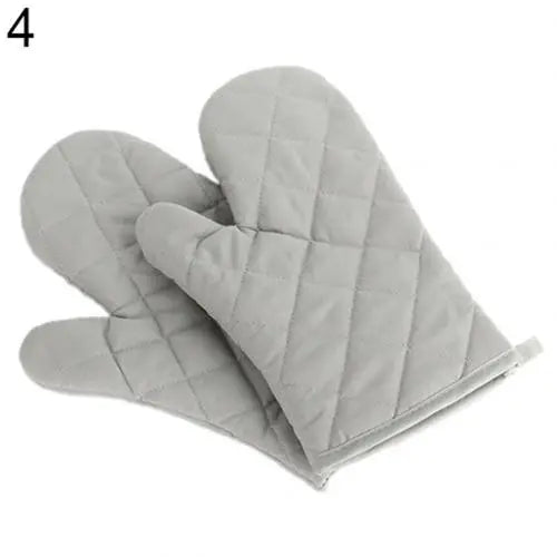 Professional Cotton Oven Mitt Heat Proof Resistant Protector Cooking Pot Kitchen Holder Glove Supplies Kitchen Bakeware