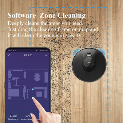 Home Floor Cleaning Smart Intelligent Automatic Sweeping Mopping ABIR Robot Vacuum Cleaner