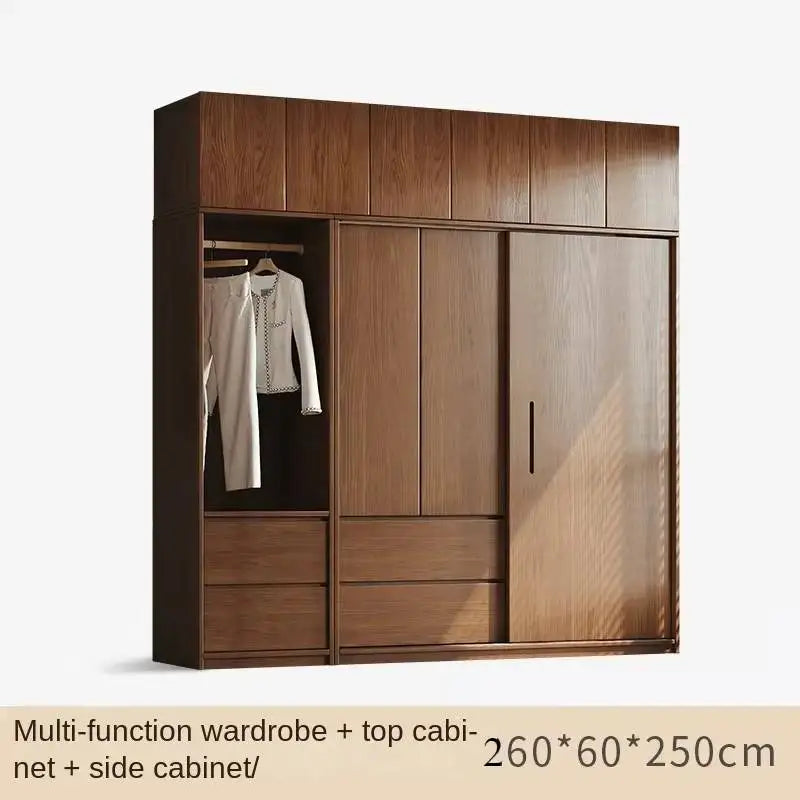 Aesthetic Wood Wardrobes Orgnizer Quiet Nordic Closet Organizer Wardrobes Bedroom Storage Clothes Guarda Roupas Furniture Home