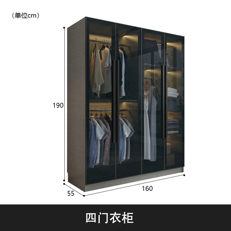 Modern Wardrobe Underwear Design Living Room Cafe Bar Corner Multifunctional Drawer Closet Salon Guardaropa Wooden Furniture